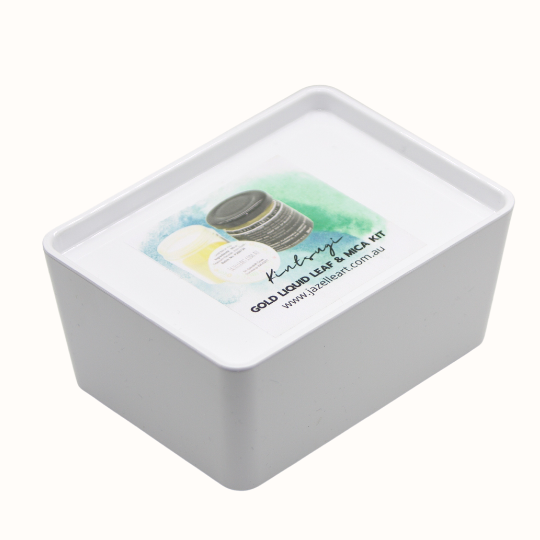 KINTSUGI GOLD LIQUID LEAF & MICA KIT